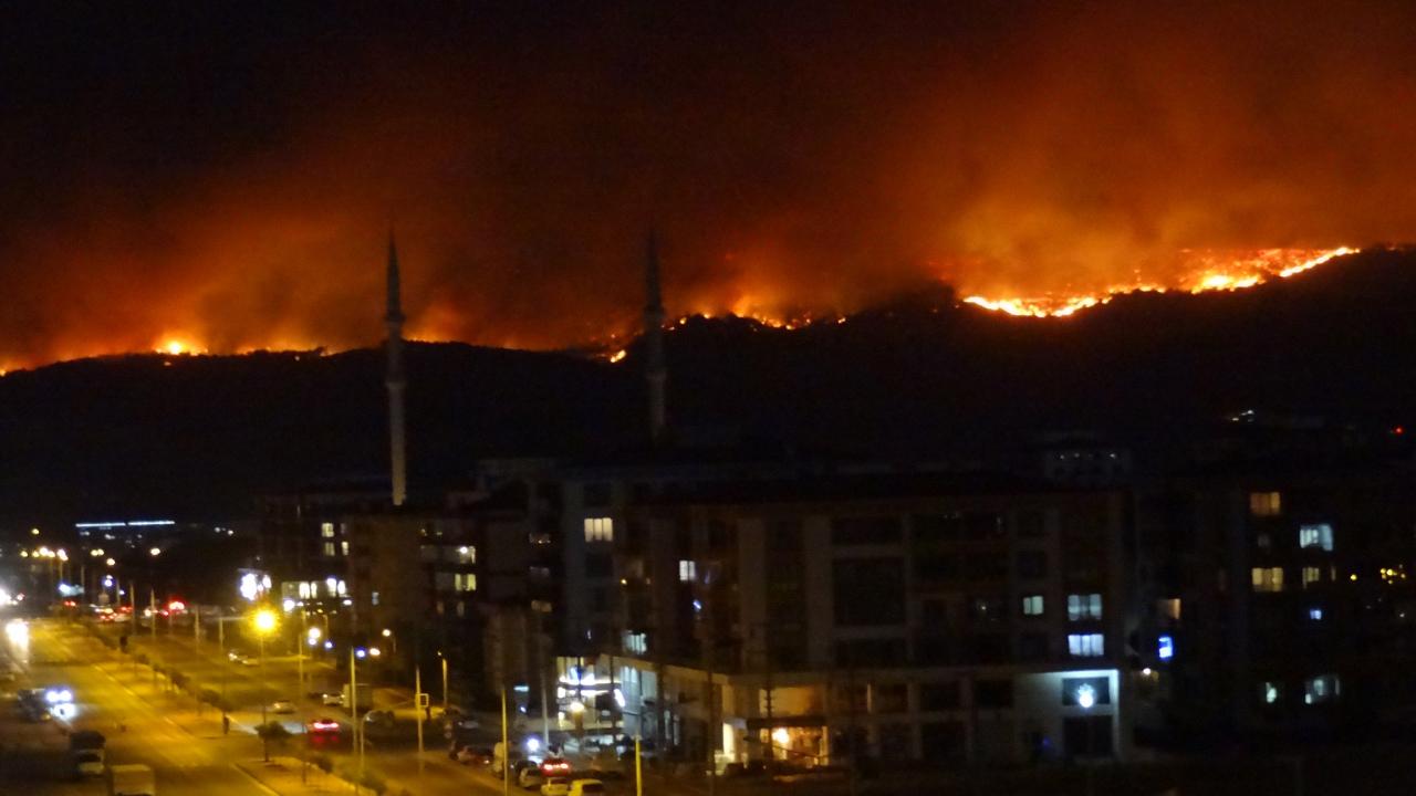 Çanakkale'de orman yangını: Binden fazla kişi tahliye edildi